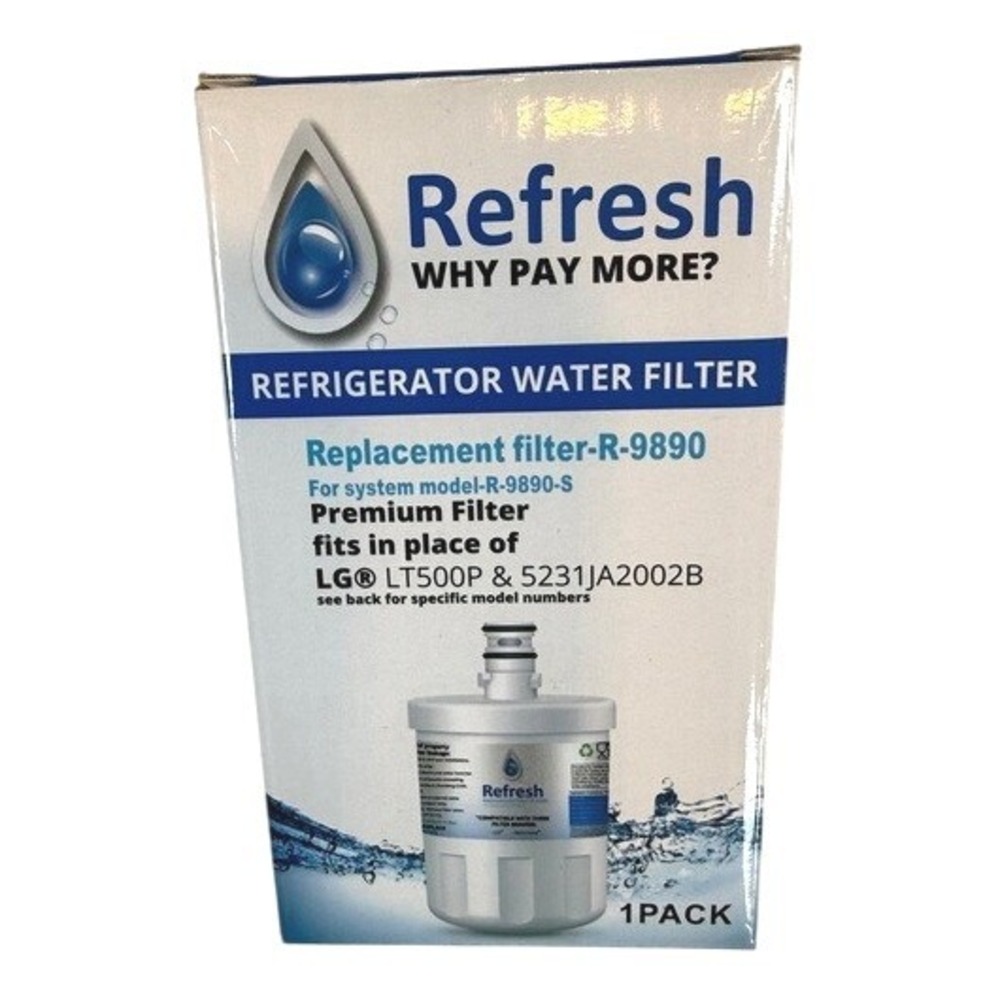 New Refresh Refrigerator Water Filter R-9890 for LG &‎ Kenmore 1PK